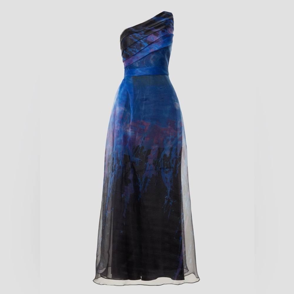 Rene Ruiz Collection, Blue Organza Gown, 4 - Picture 4 of 15